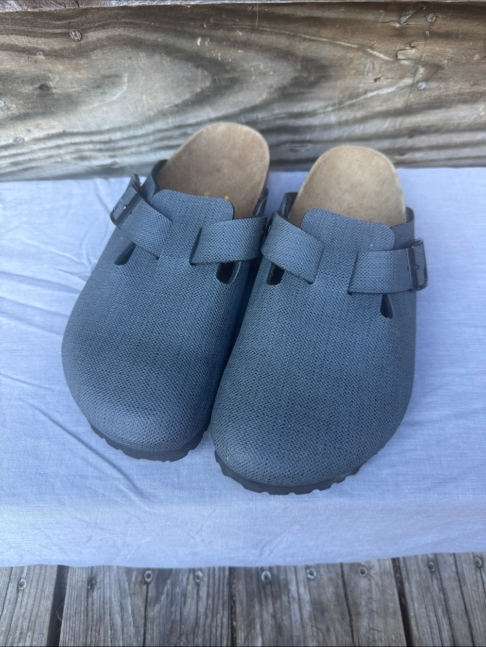 Birkenstock Black Slip-On Clog Mules - Picture 2 of 4